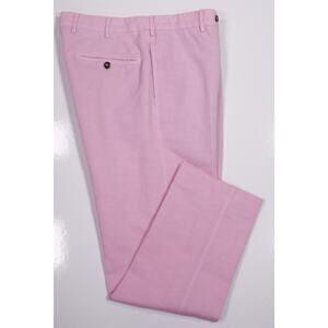 Sid Mashburn Mens Pink Cotton Linen Flat Front Dress Pants 33x27